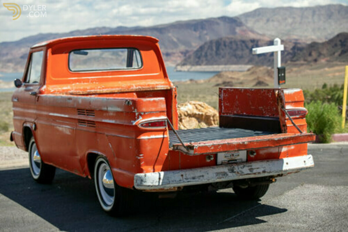 1960 Chevrolet Corvair ramp side truck, foto 11