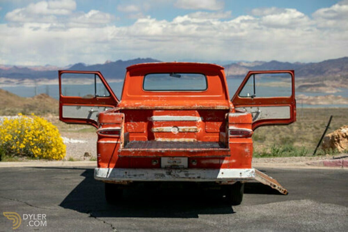 1960 Chevrolet Corvair ramp side truck, foto 12
