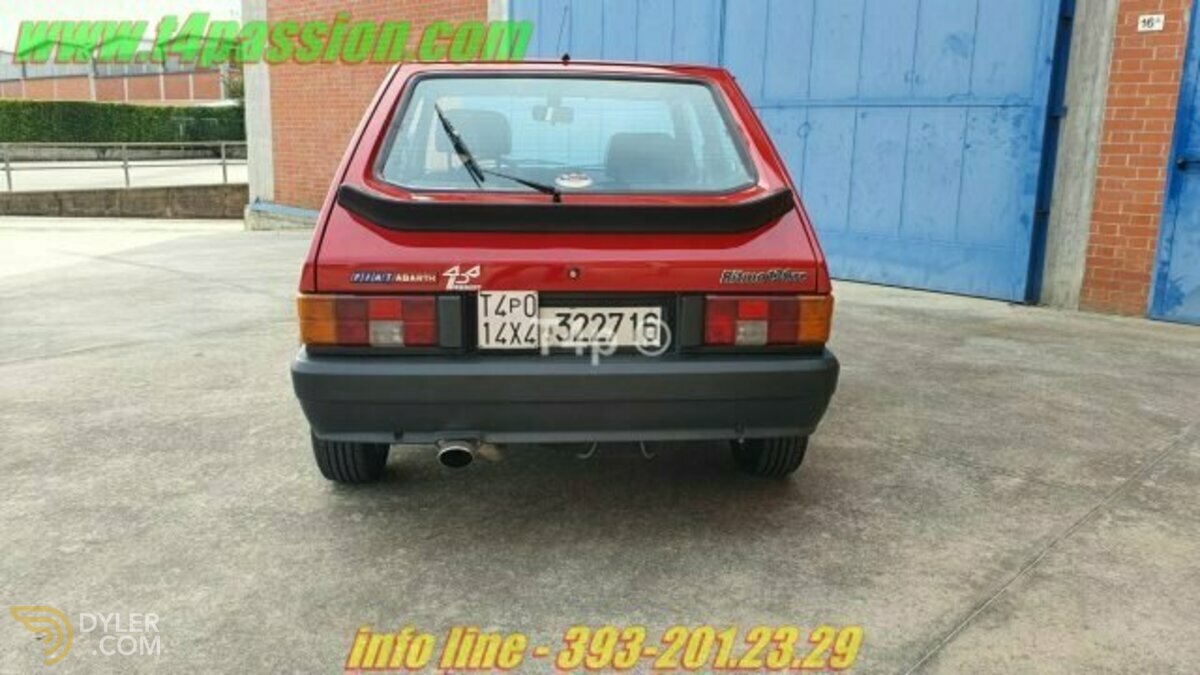 1987 Fiat Ritmo 130 TC 1 serie Abarth, foto 7