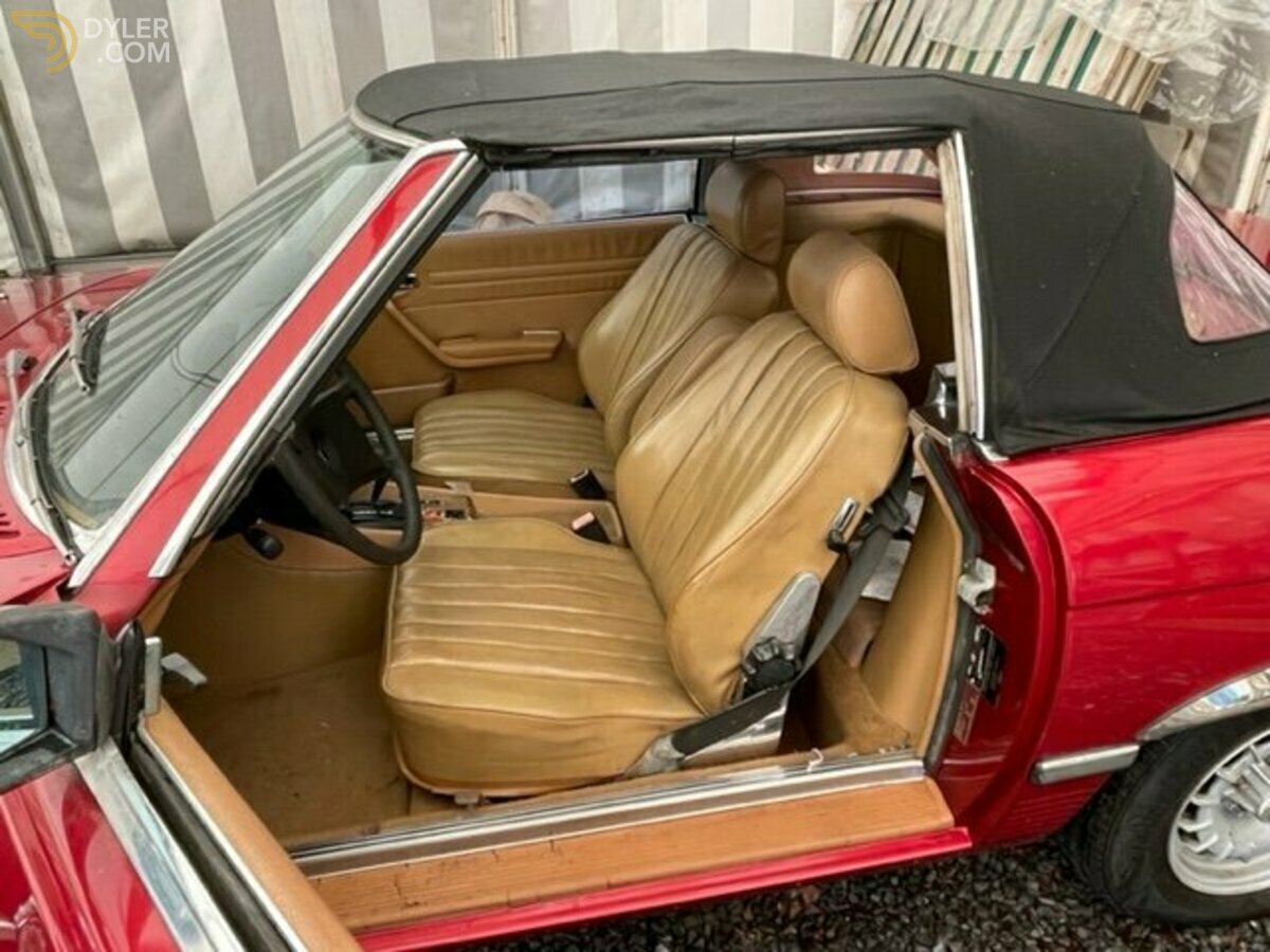 1985 Mercedes-Benz 380 SL Project Not Running,Bobby Ewing Look, foto 4