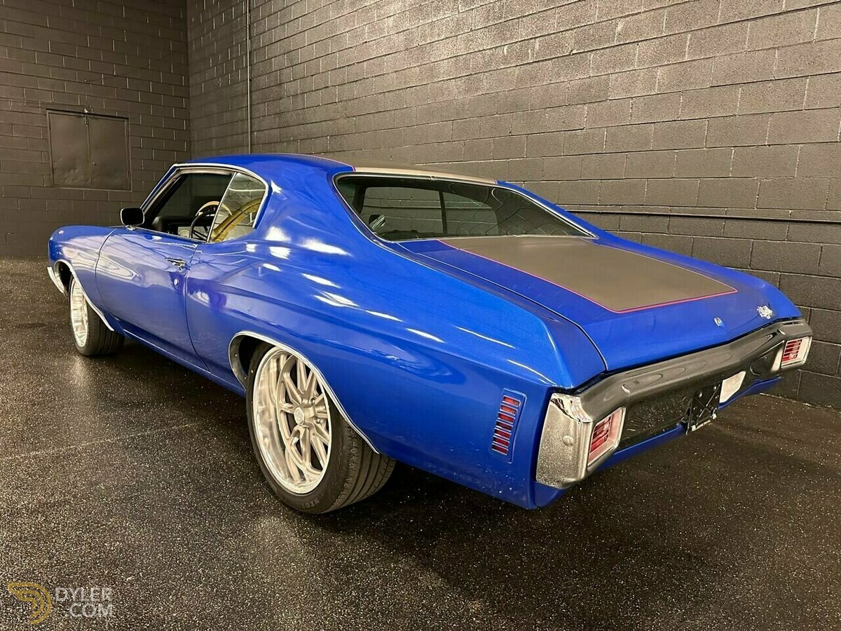 1970 Chevrolet Chevelle LS V8 MODERN DRIVELINE OVERDRIVE TRANS PRO TOURIN, foto 9