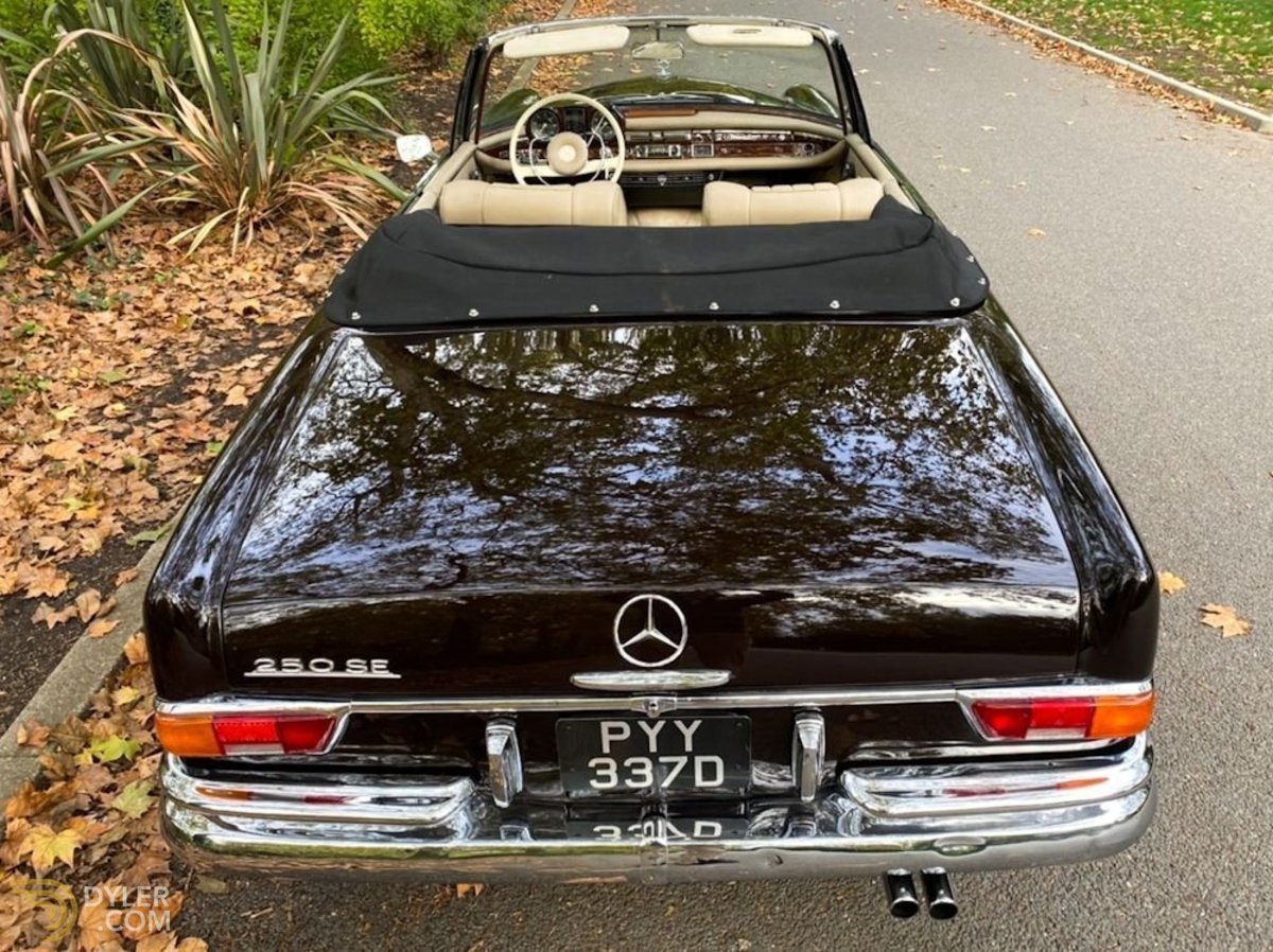 1966 Mercedes-Benz 250 SE Convertible, foto 11