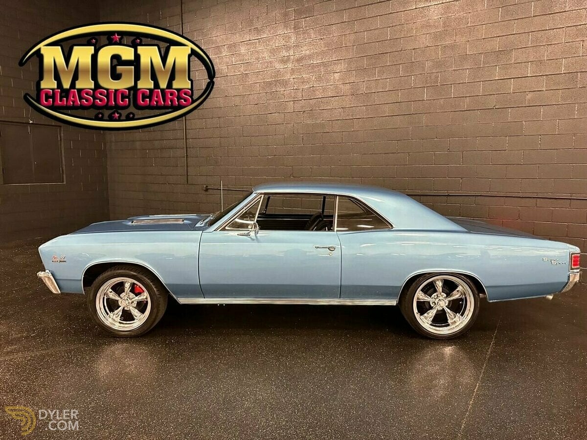 1967 Chevrolet Chevelle BIG BLOCK 396 4 SPEED MARINA BLUE, foto 2