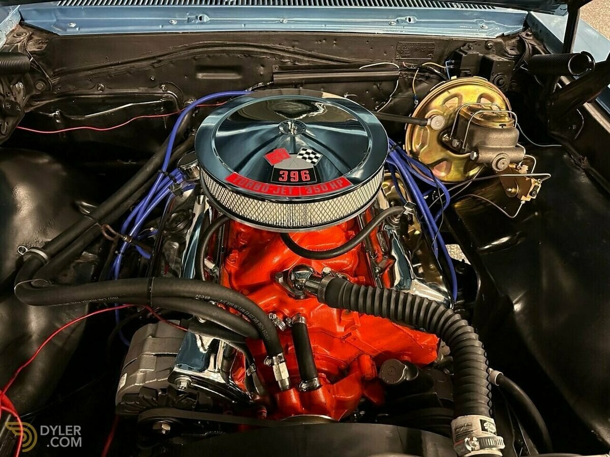 1967 Chevrolet Chevelle BIG BLOCK 396 4 SPEED MARINA BLUE, foto 3