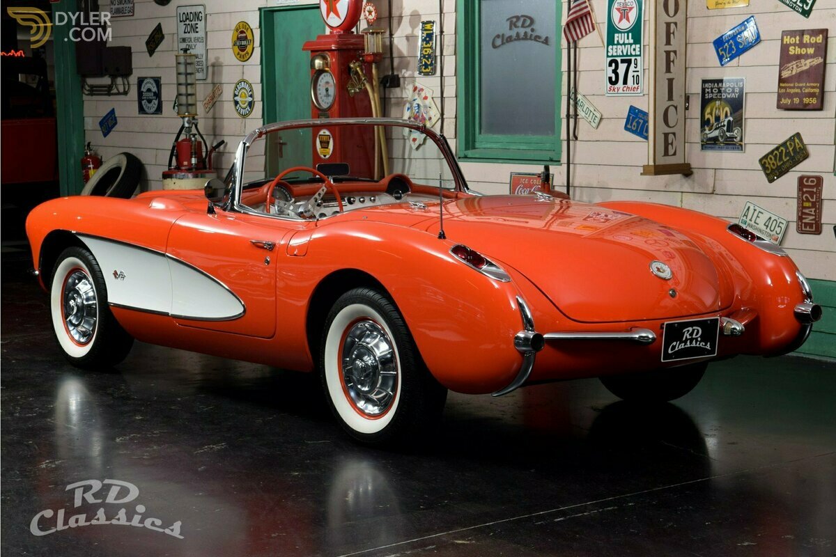 1957 Chevrolet Corvette Convertible Dual Quad, foto 2