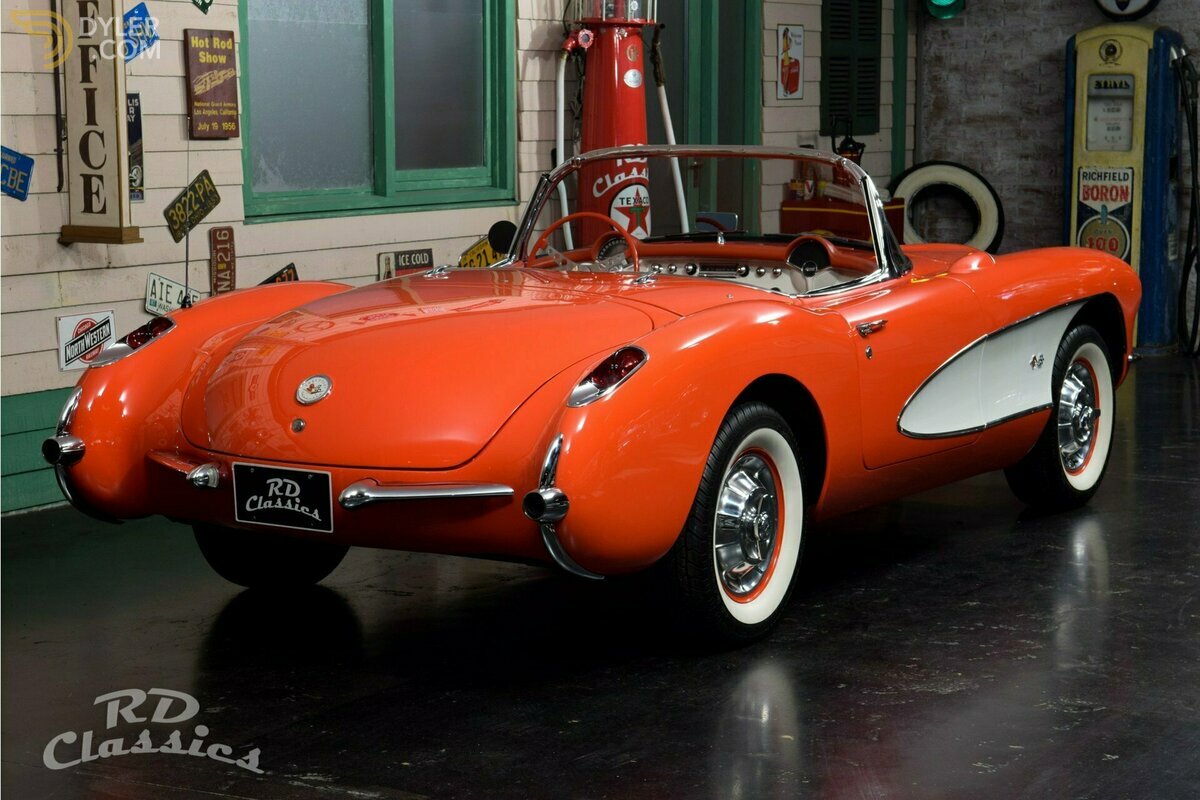 1957 Chevrolet Corvette Convertible Dual Quad, foto 3