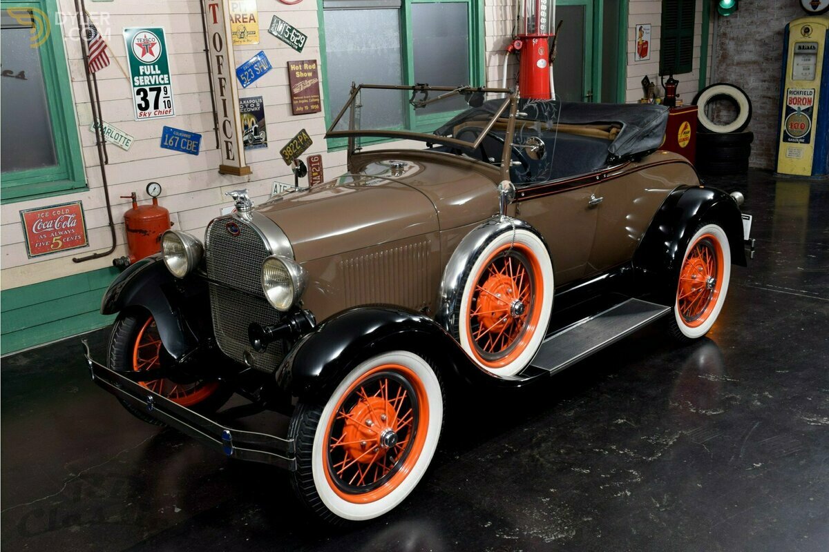 1929 Ford Model A Roadster Deluxe Convertible, foto 2