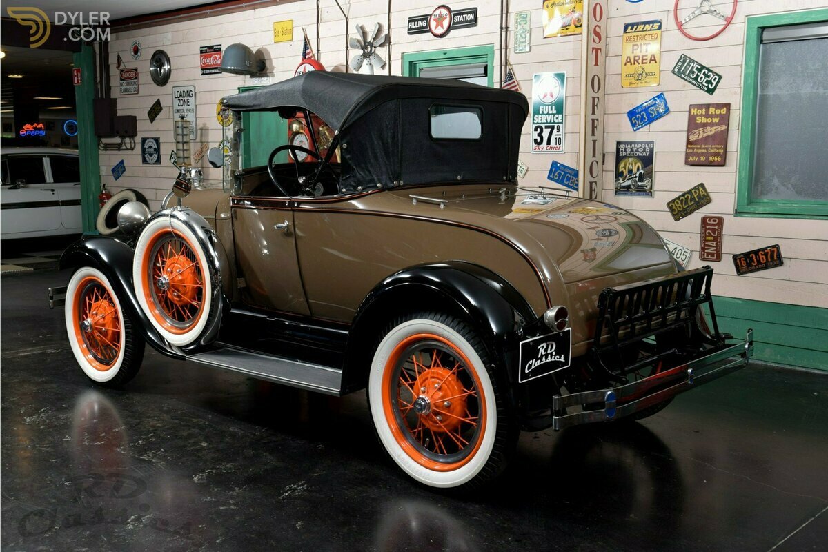 1929 Ford Model A Roadster Deluxe Convertible, foto 6