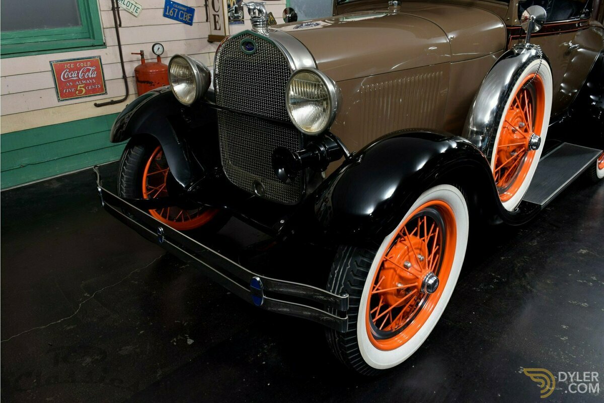 1929 Ford Model A Roadster Deluxe Convertible, foto 12