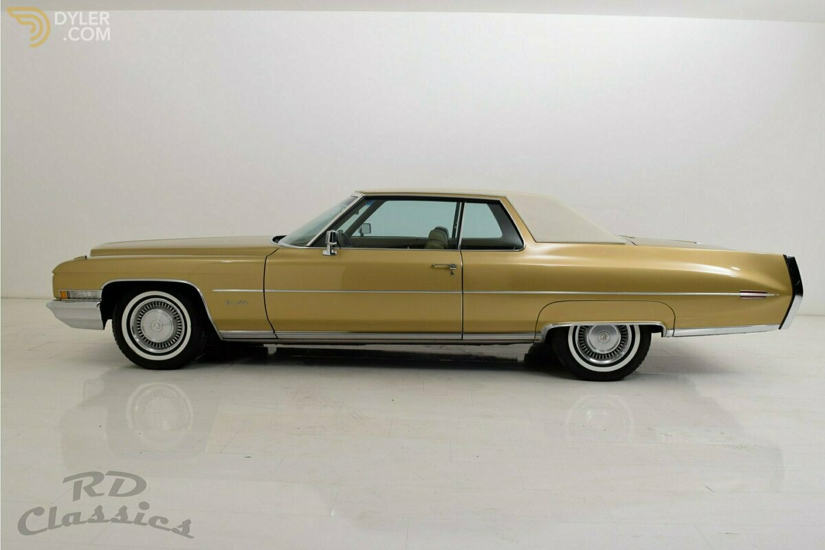 1971 Cadillac DeVille 2-Door Hardtop Coupe One Owner Car, foto 2