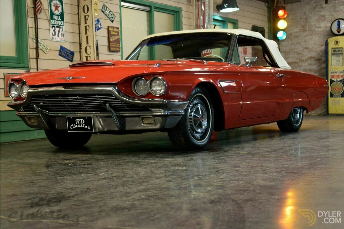 1965 Ford Thunderbird Convertible Rangoon Red, foto 6