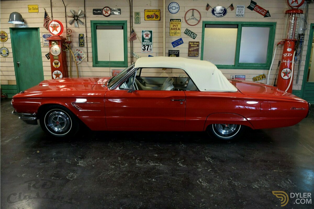 1965 Ford Thunderbird Convertible Rangoon Red, foto 7