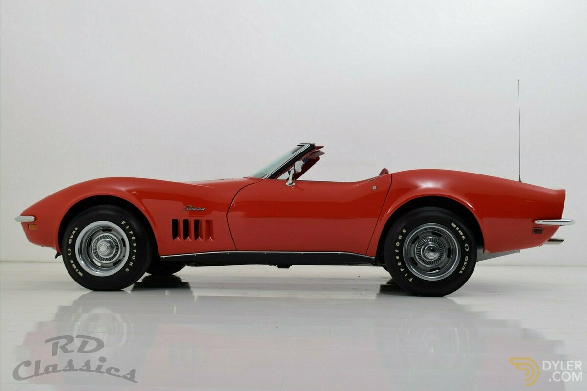 1969 Chevrolet Corvette C3 Convertible Monza Red, foto 4