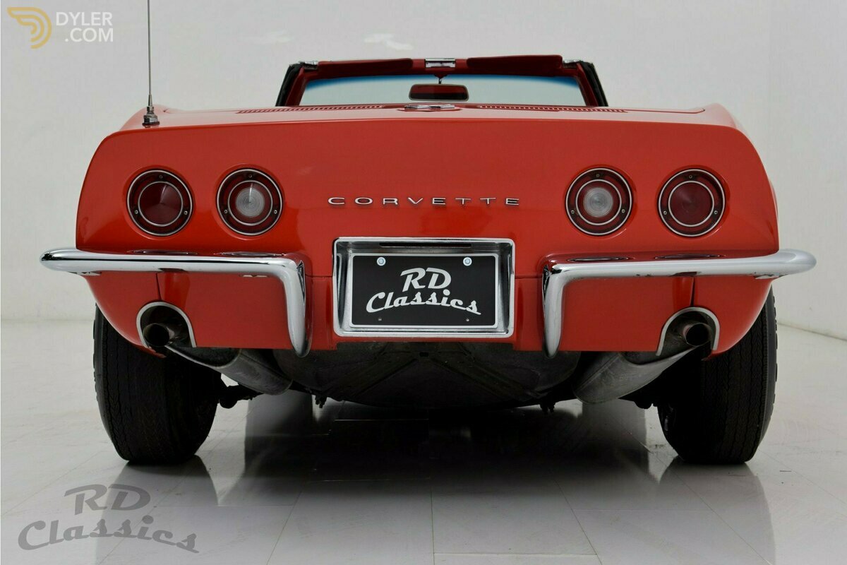 1969 Chevrolet Corvette C3 Convertible Monza Red, foto 6