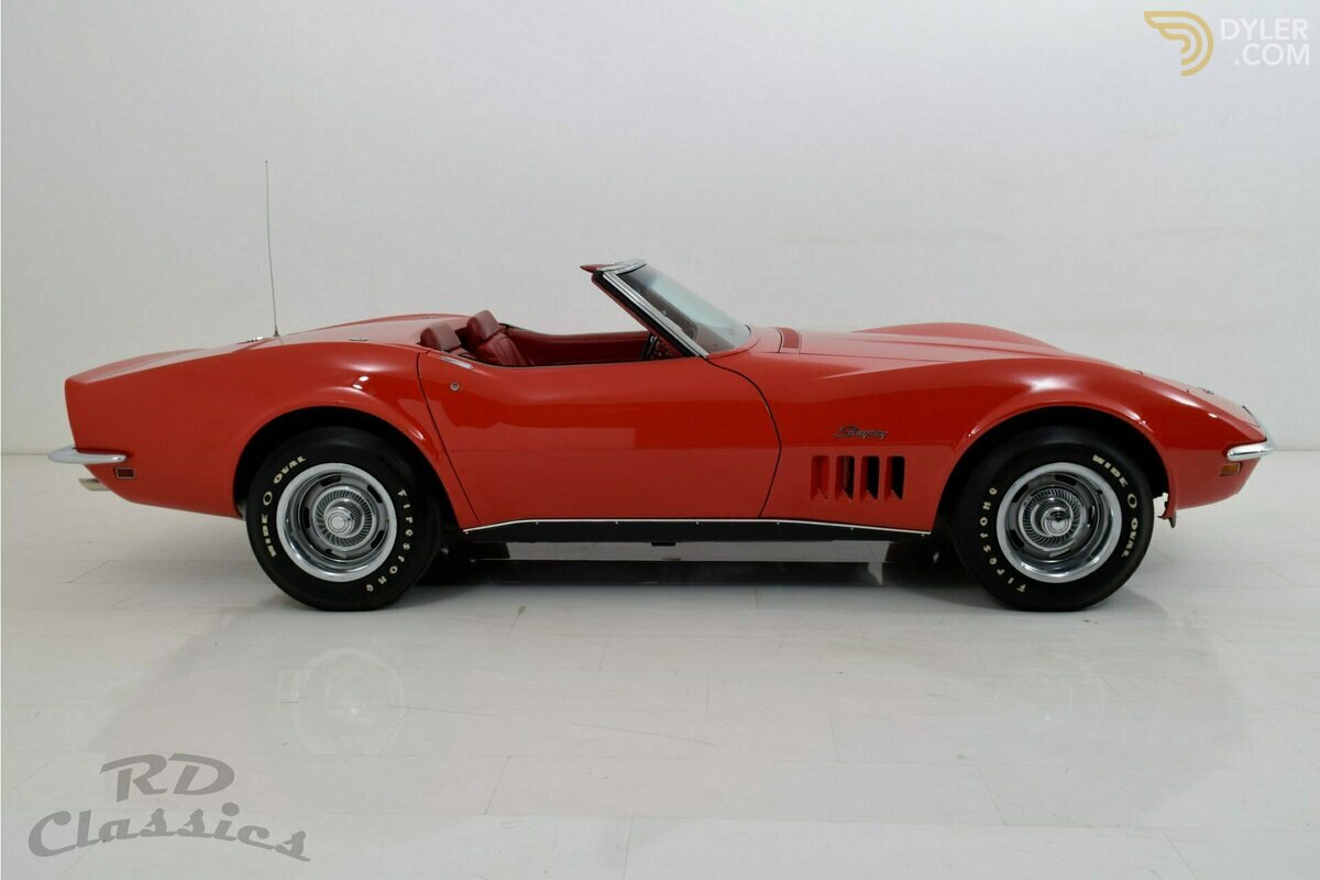 1969 Chevrolet Corvette C3 Convertible Monza Red, foto 8