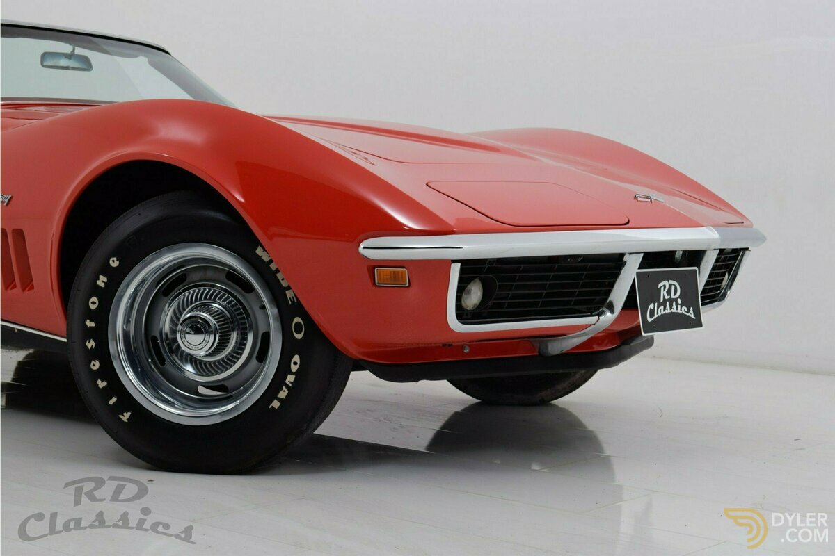 1969 Chevrolet Corvette C3 Convertible Monza Red, foto 10