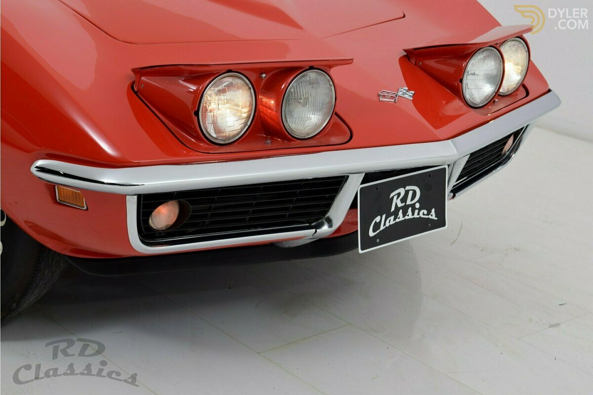 1969 Chevrolet Corvette C3 Convertible Monza Red, foto 12