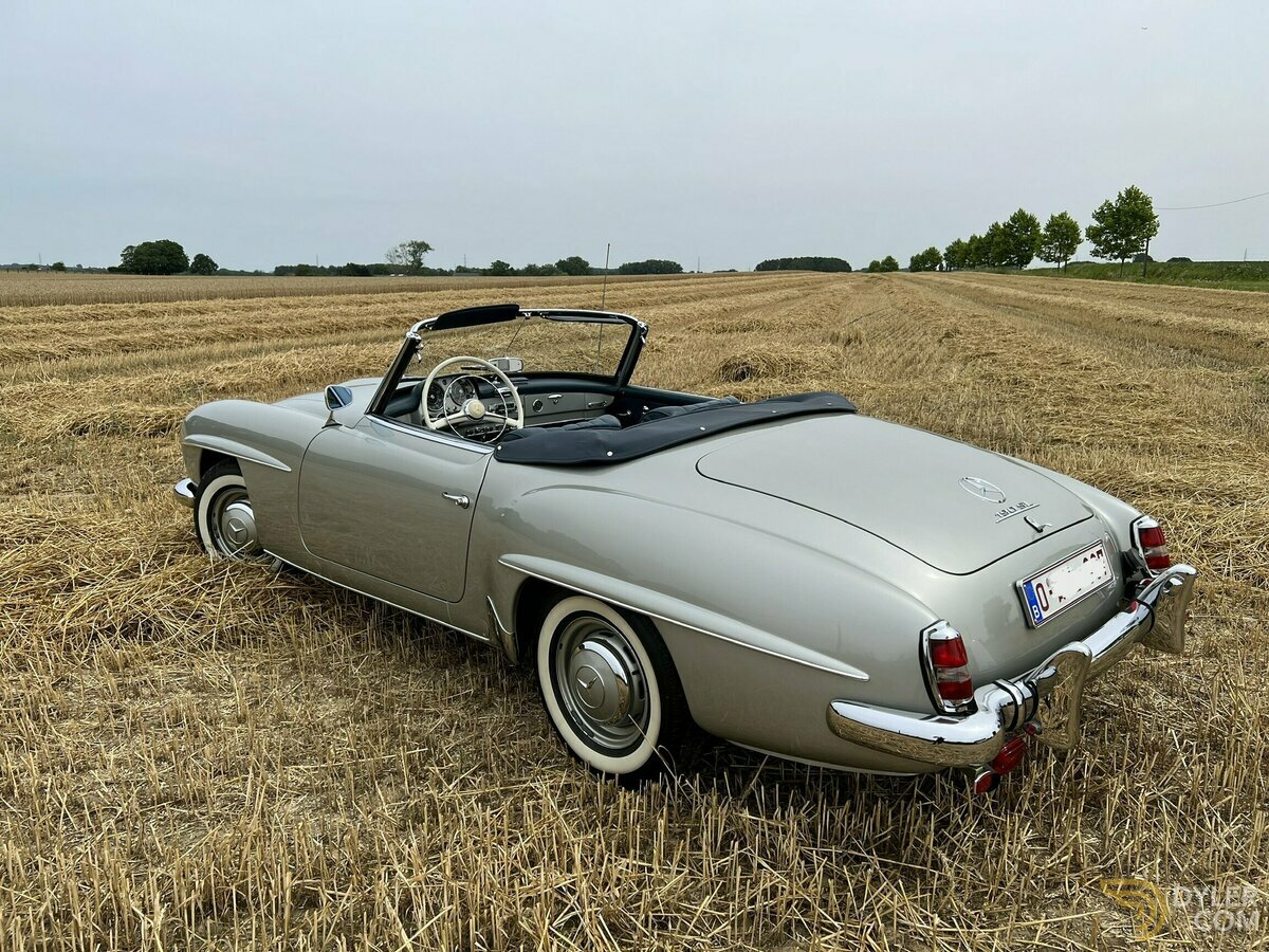 1958 Mercedes-Benz 190 SL Covertible with original hardtop, foto 7