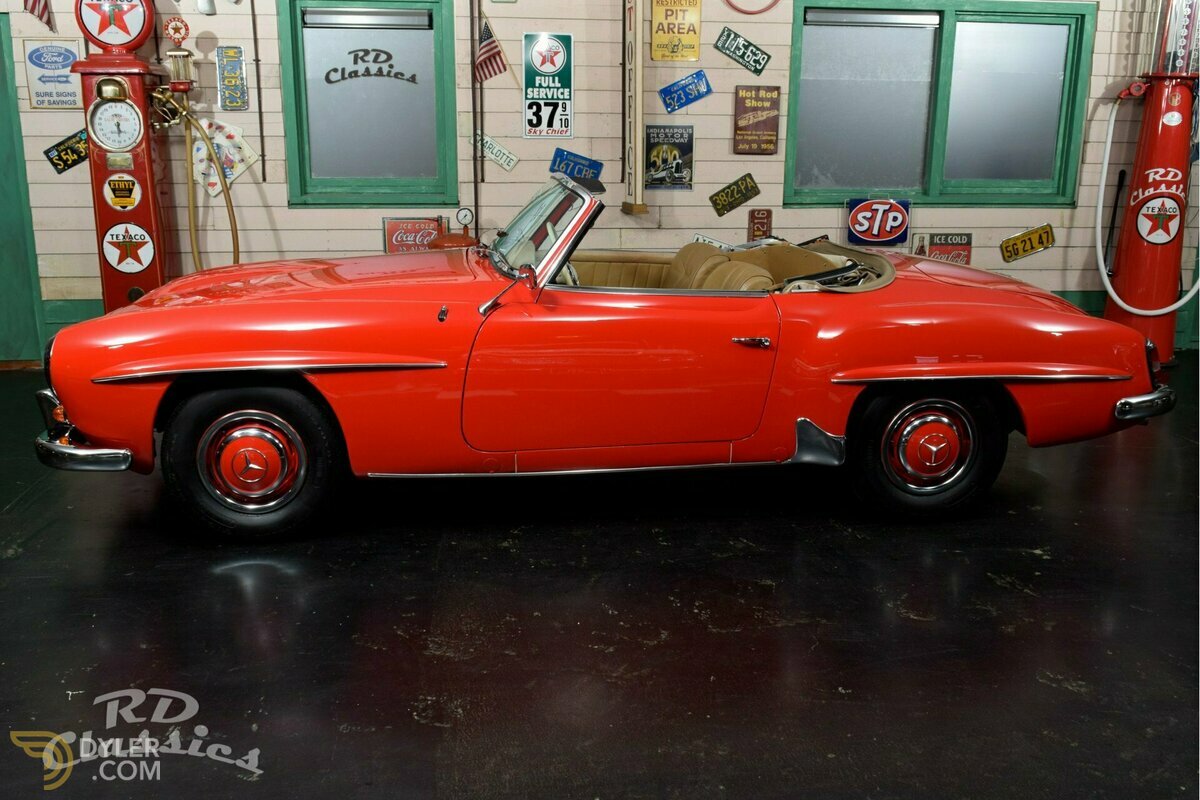 1956 Mercedes-Benz 190 SL Convertible W121, foto 2