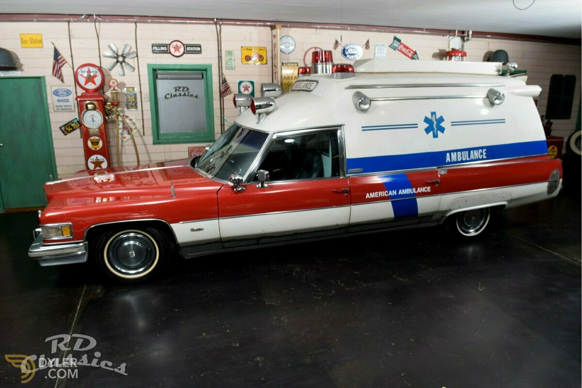 1975 Cadillac Fleetwood Ambulance Miller Hearse, foto 2