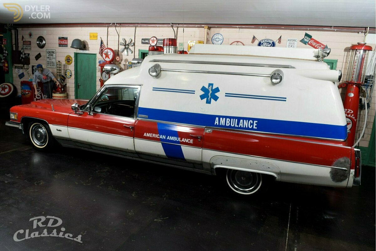 1975 Cadillac Fleetwood Ambulance Miller Hearse, foto 3