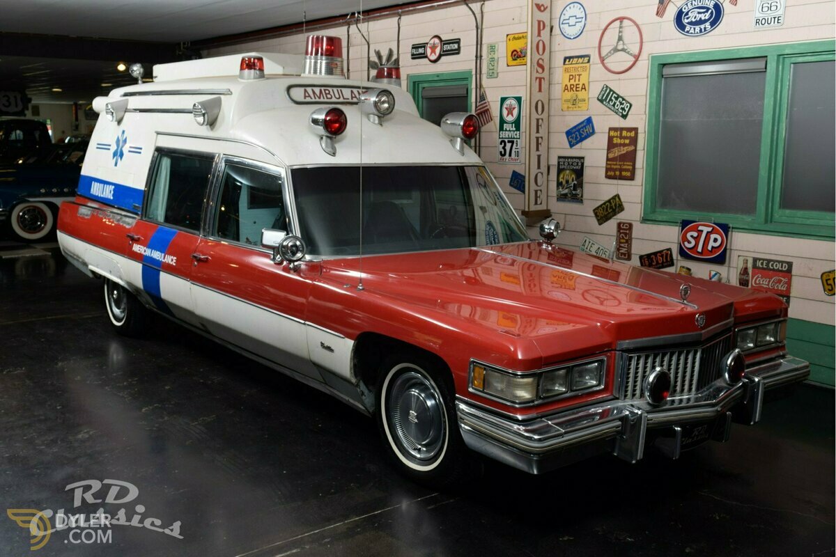 1975 Cadillac Fleetwood Ambulance Miller Hearse, foto 9