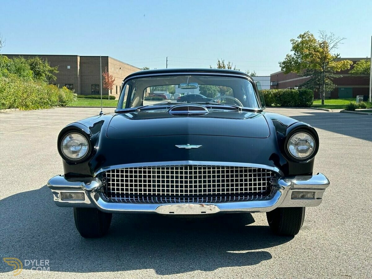 1957 Ford Thunderbird FACTORY BLACK ROADSTER, foto 11