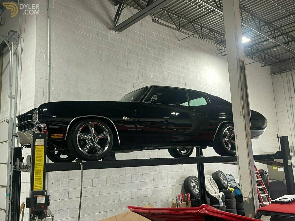 1970 Chevrolet Chevelle TUXEDO BLACK-FULLY LOADED COLD AC!!, foto 4