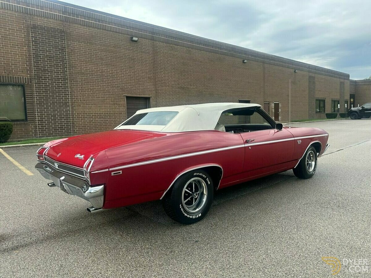 1969 Chevrolet Chevelle CONVERTIBLE BIG BLOCK COLD AC!, foto 12