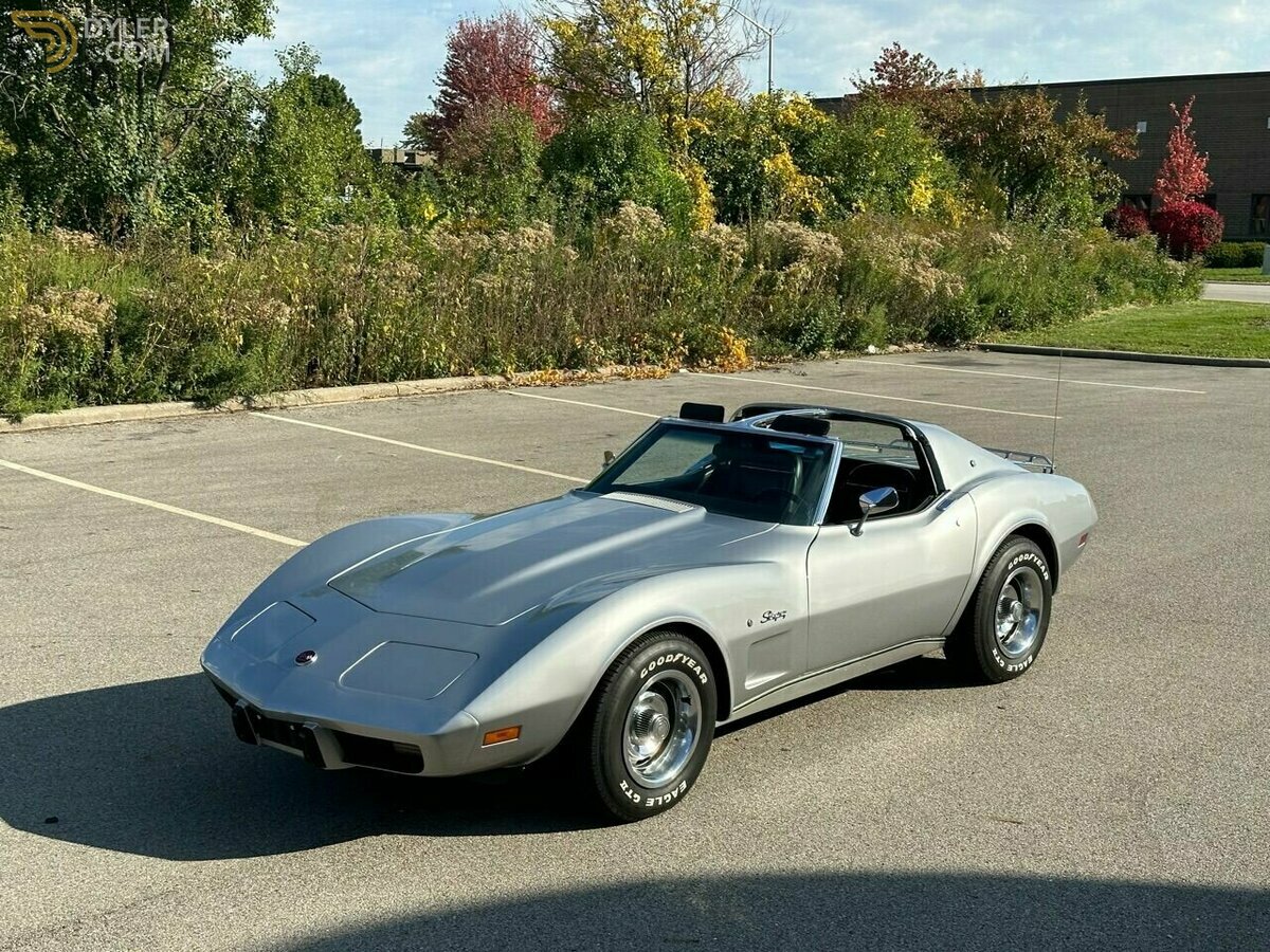 1975 Chevrolet Corvette L48 350cid/4 SPEED T TOPS NUMBERS MATCHING AC!, foto 5