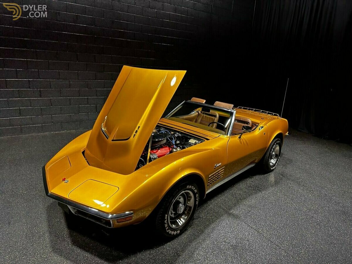 1972 Chevrolet Corvette Matching numbers 454 CI big block V-8 engine, foto 6