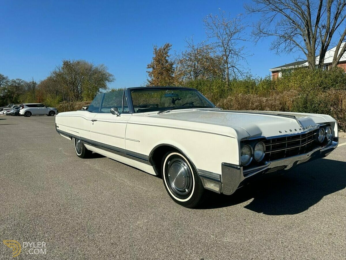1965 Oldsmobile 98 Automatic, Triple White, foto 10