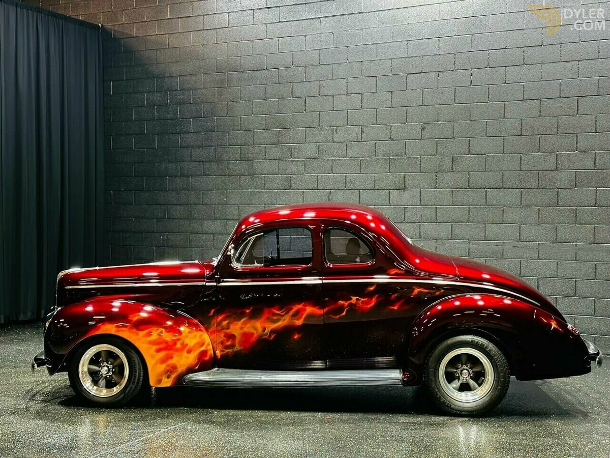 1940 Ford Coupe SUPERCHARGED HOT ROD PAINT IS INSANE!, foto 6