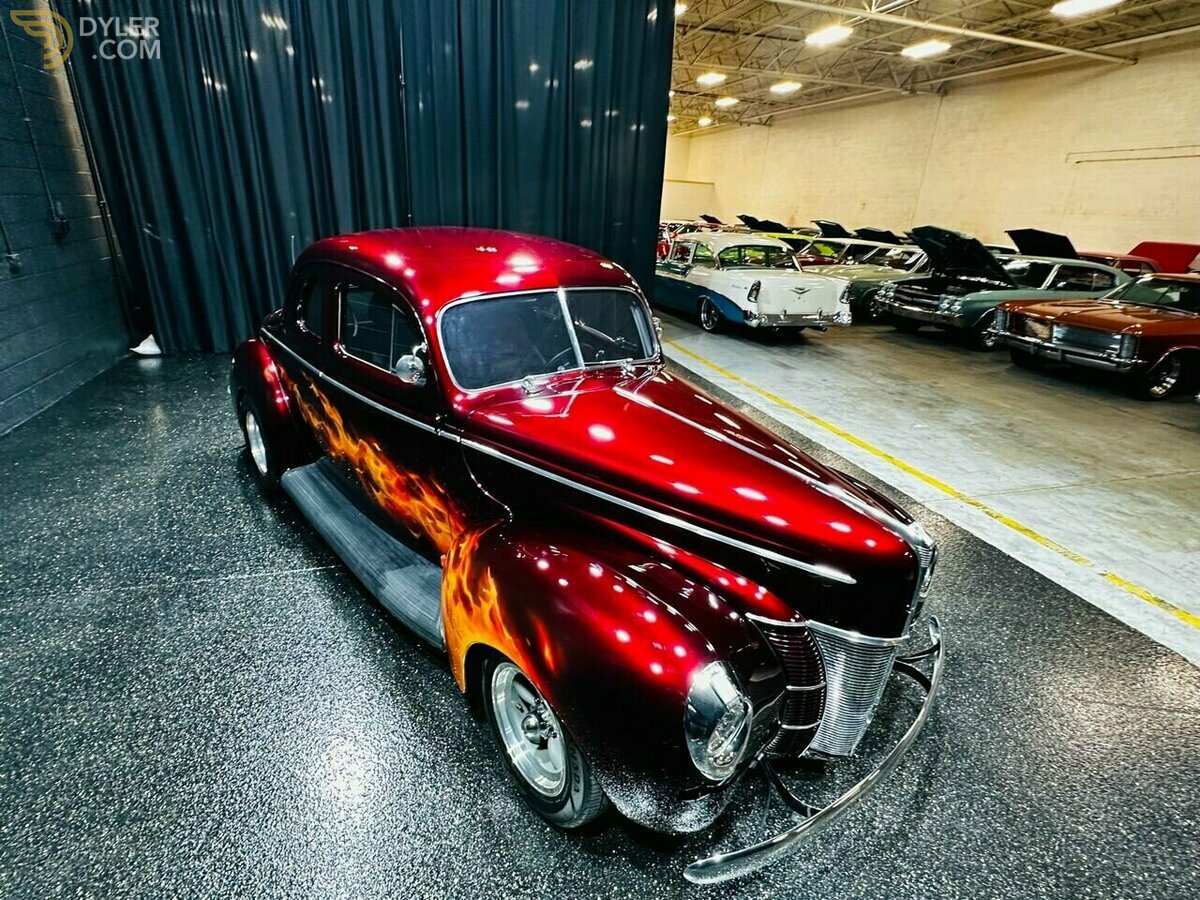 1940 Ford Coupe SUPERCHARGED HOT ROD PAINT IS INSANE!, foto 8
