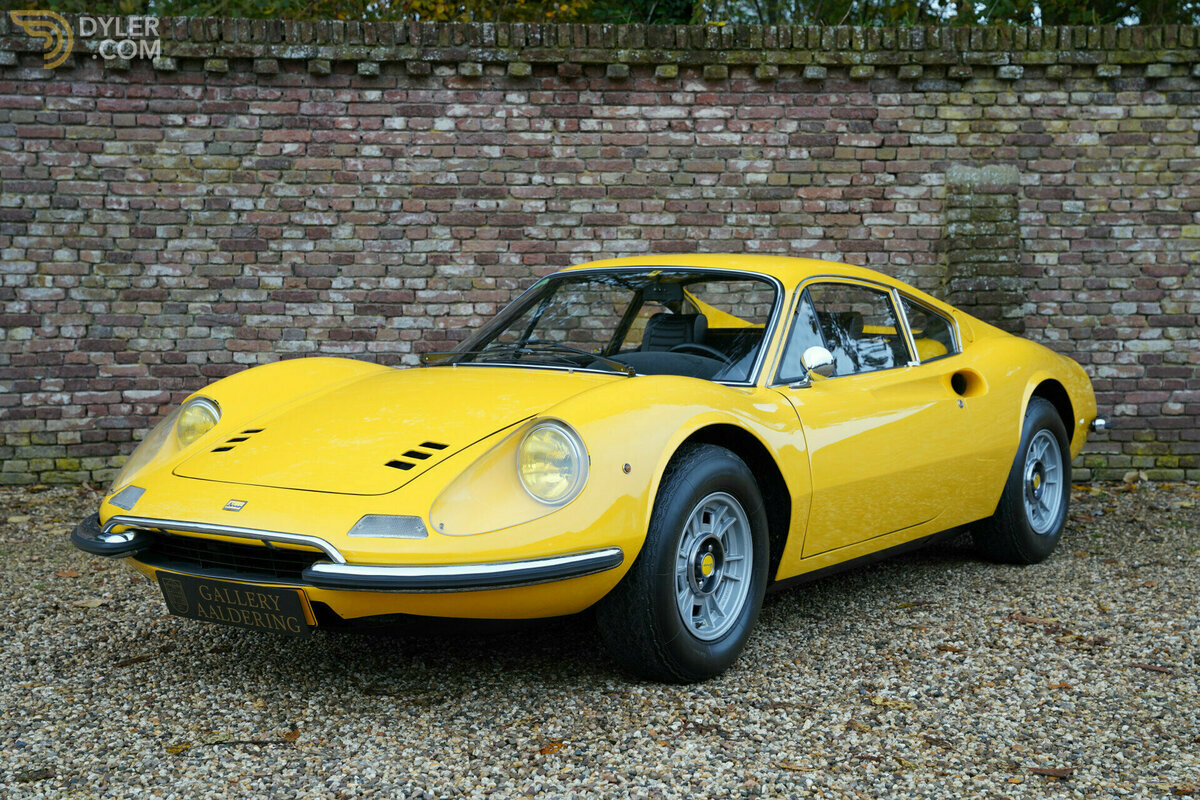 Classic 1971 Ferrari 246 Dino GT For Sale. Price 339 500 EUR - Dyler