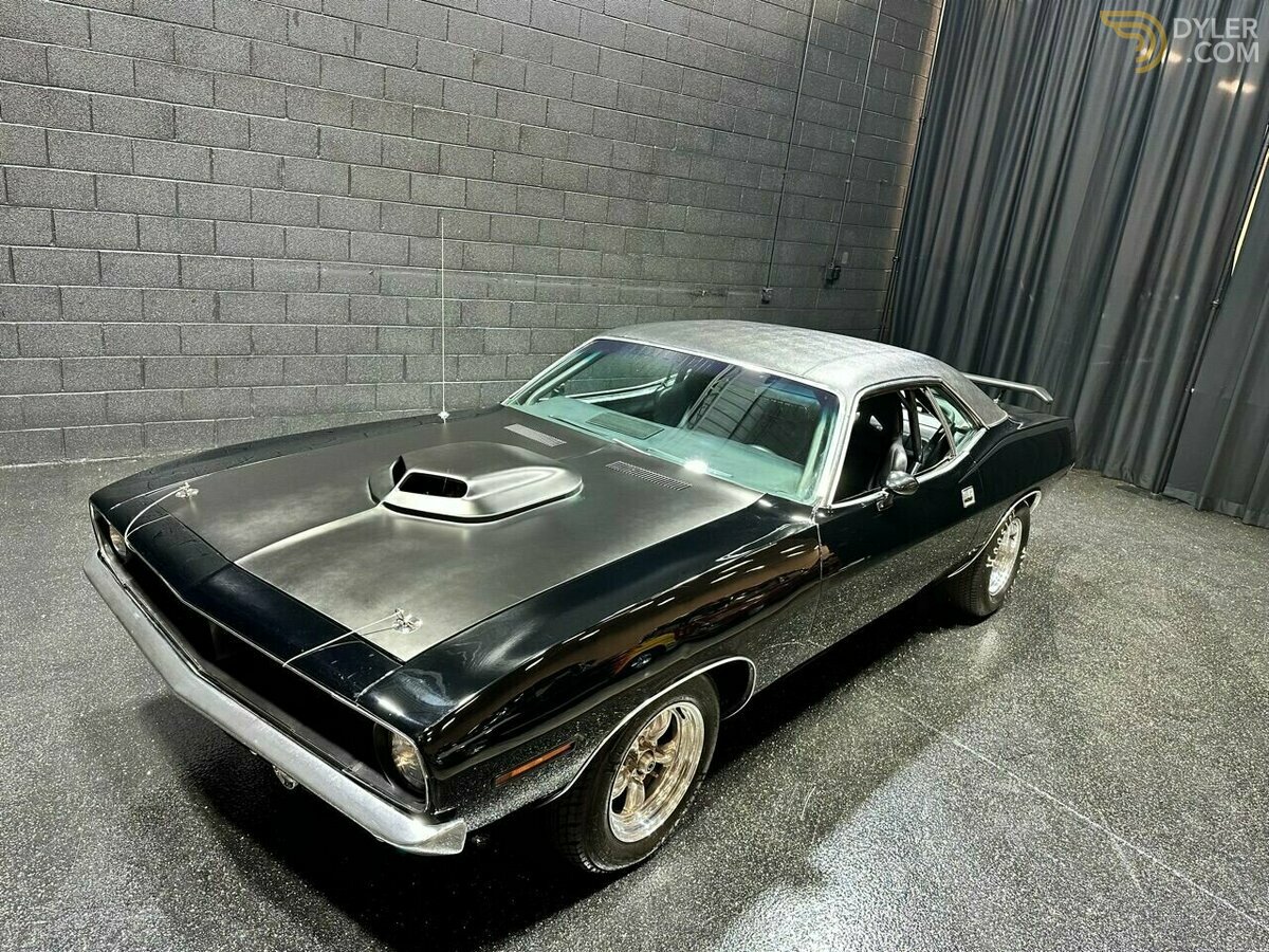 1970 Plymouth Barracuda 426 HEMI F1 PROCHARGER BLACK CUDA MOPAR!!, foto 5