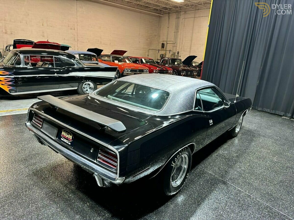 1970 Plymouth Barracuda 426 HEMI F1 PROCHARGER BLACK CUDA MOPAR!!, foto 10