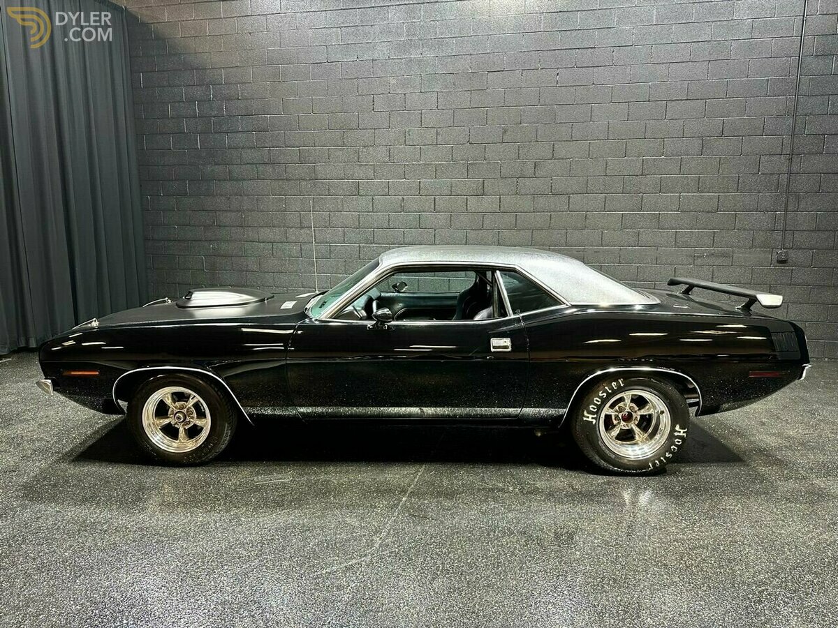 1970 Plymouth Barracuda 426 HEMI F1 PROCHARGER BLACK CUDA MOPAR!!, foto 11