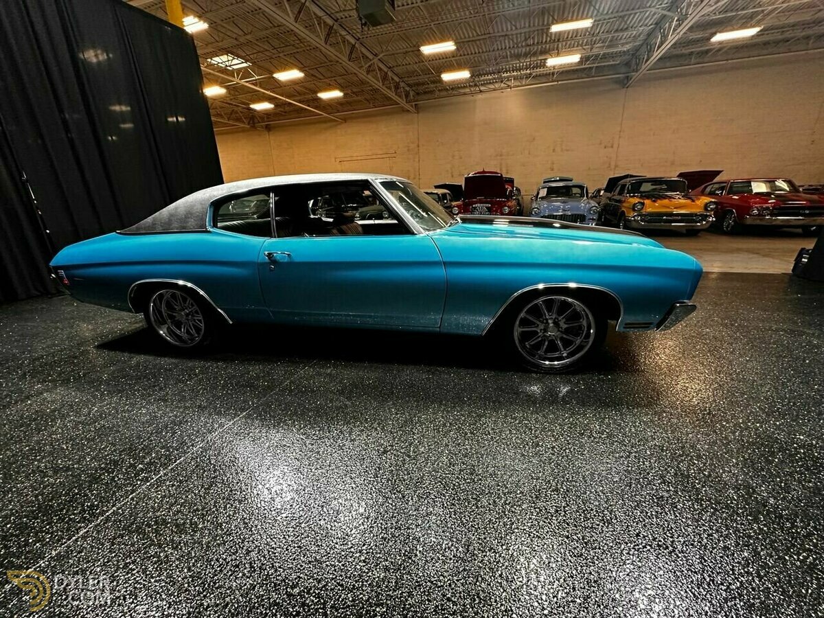 1970 Chevrolet Chevelle BLACK RACING STRIPES 350cid GREAT PAINT!!, foto 12