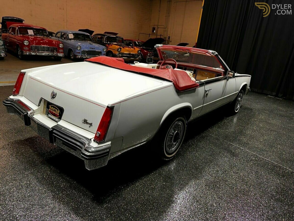 1985 Cadillac Eldorado TRIPLE WHITE ONLY 78K MILES CONVERTIBLE!!, foto 5