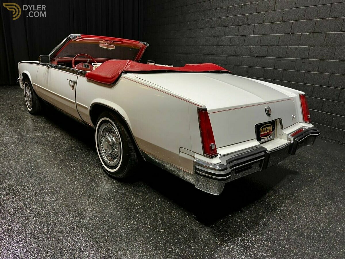 1985 Cadillac Eldorado TRIPLE WHITE ONLY 78K MILES CONVERTIBLE!!, foto 6