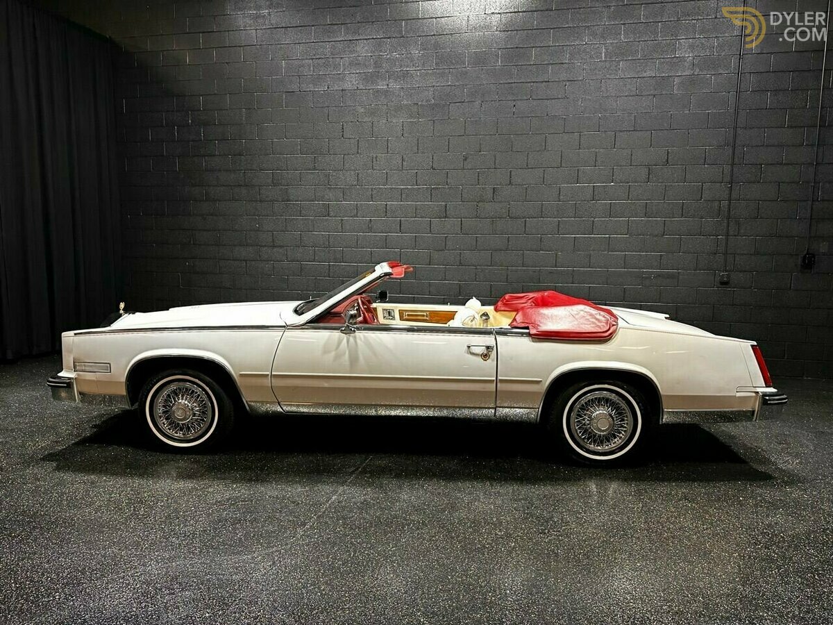 1985 Cadillac Eldorado TRIPLE WHITE ONLY 78K MILES CONVERTIBLE!!, foto 7