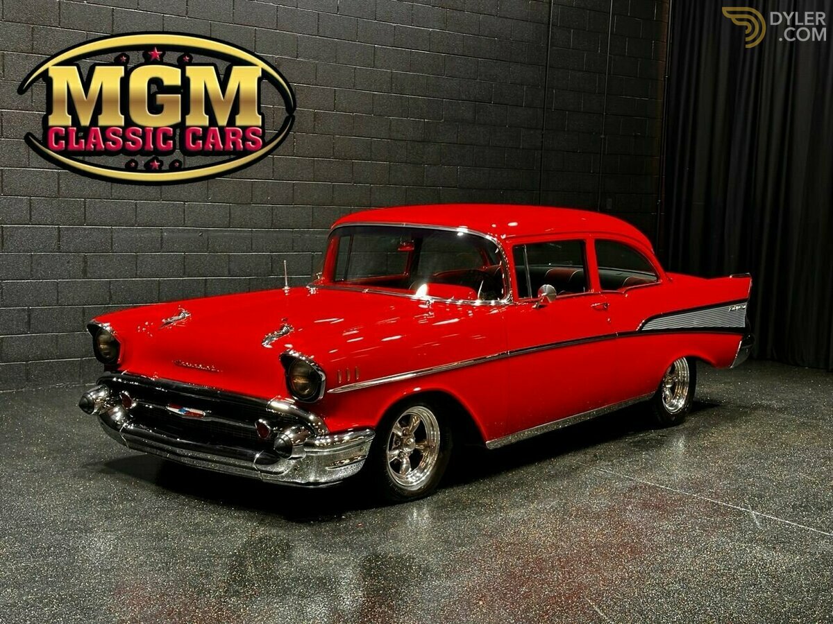 1957 Chevrolet Bel Air FRAME OFF RESTORED PAINT IS SUPER SUPER NICE!!!!, foto 1