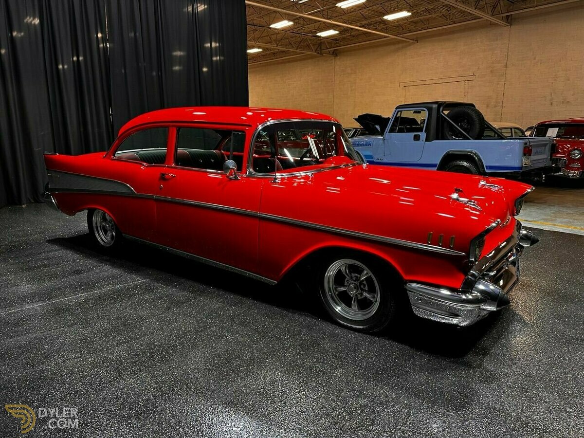 1957 Chevrolet Bel Air FRAME OFF RESTORED PAINT IS SUPER SUPER NICE!!!!, foto 12