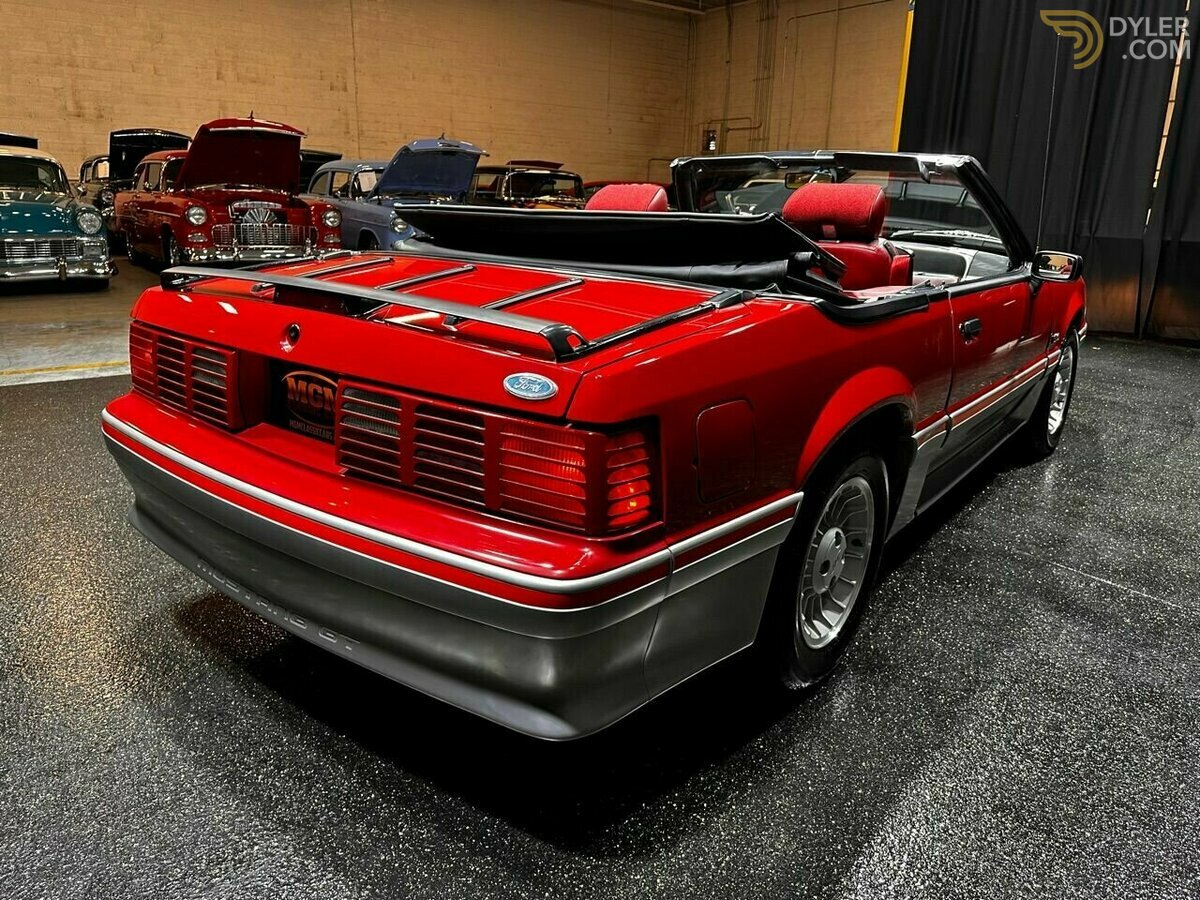 1988 Ford Mustang CONVERIBLE 5-SPEED, foto 11