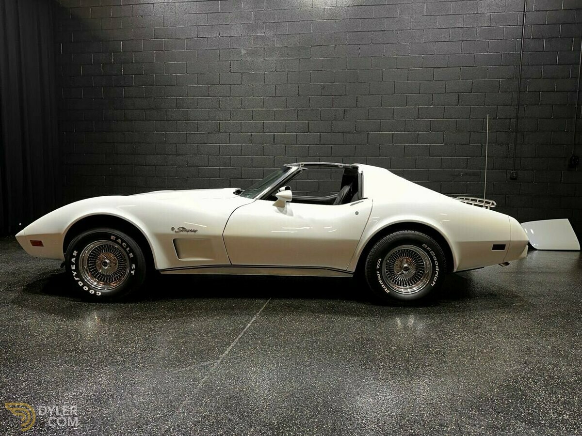 1976 Chevrolet Corvette L48 CUSTOM PEARL WHITE PAINT 350cid 5.7 Liter AC!, foto 8