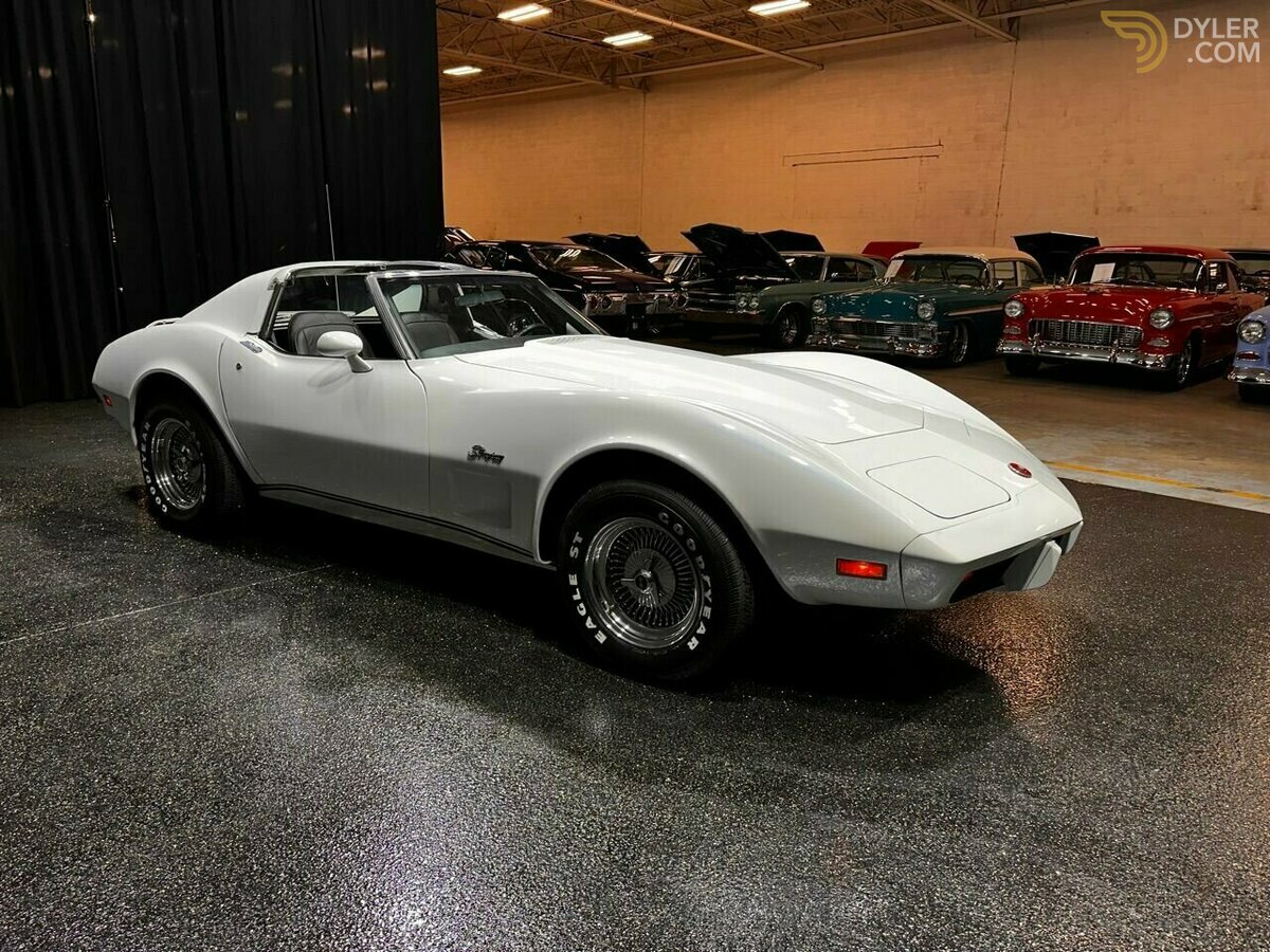 1976 Chevrolet Corvette L48 CUSTOM PEARL WHITE PAINT 350cid 5.7 Liter AC!, foto 10