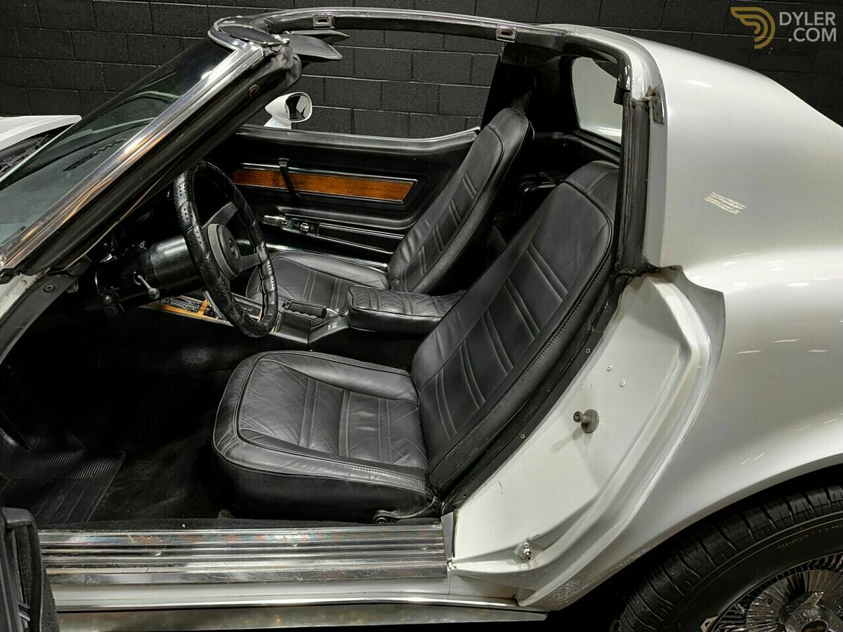 1976 Chevrolet Corvette L48 CUSTOM PEARL WHITE PAINT 350cid 5.7 Liter AC!, foto 12