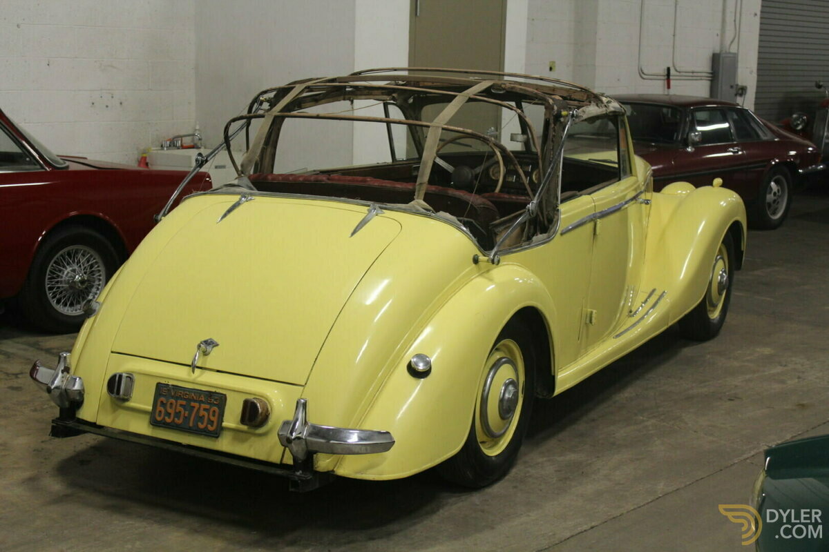 1951 Riley RMD 2 1/2 Liter Convertible, foto 4