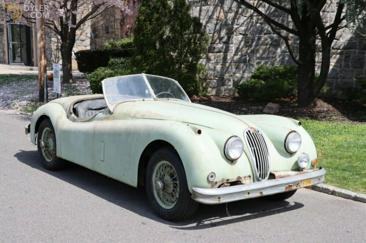 Jaguar XK120 Coupé 1954 Racing Grün 1/43 Norev Dinky Toys 157G